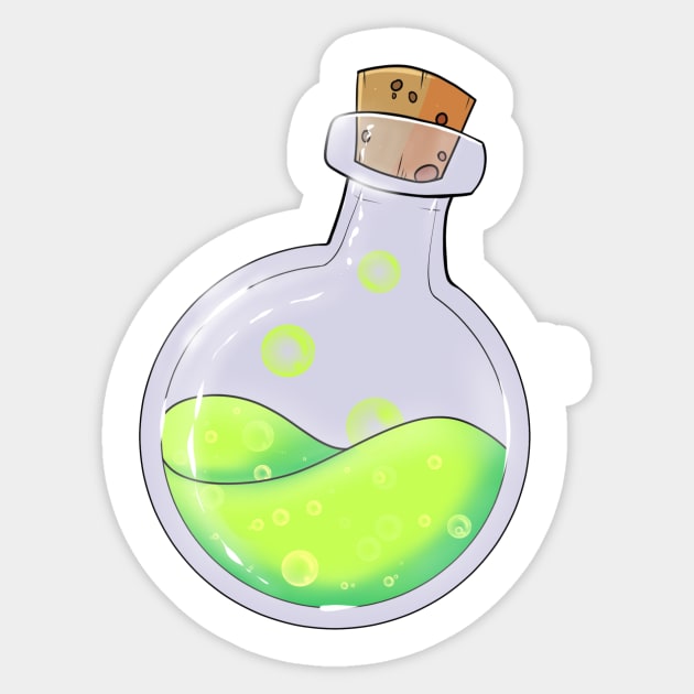 Potion Bottle Sticker by Sheep Scribbles